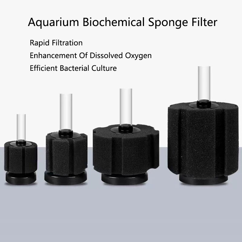 Aquaculture Aerator Pump - Black Spong Filter for Aquarium Fish