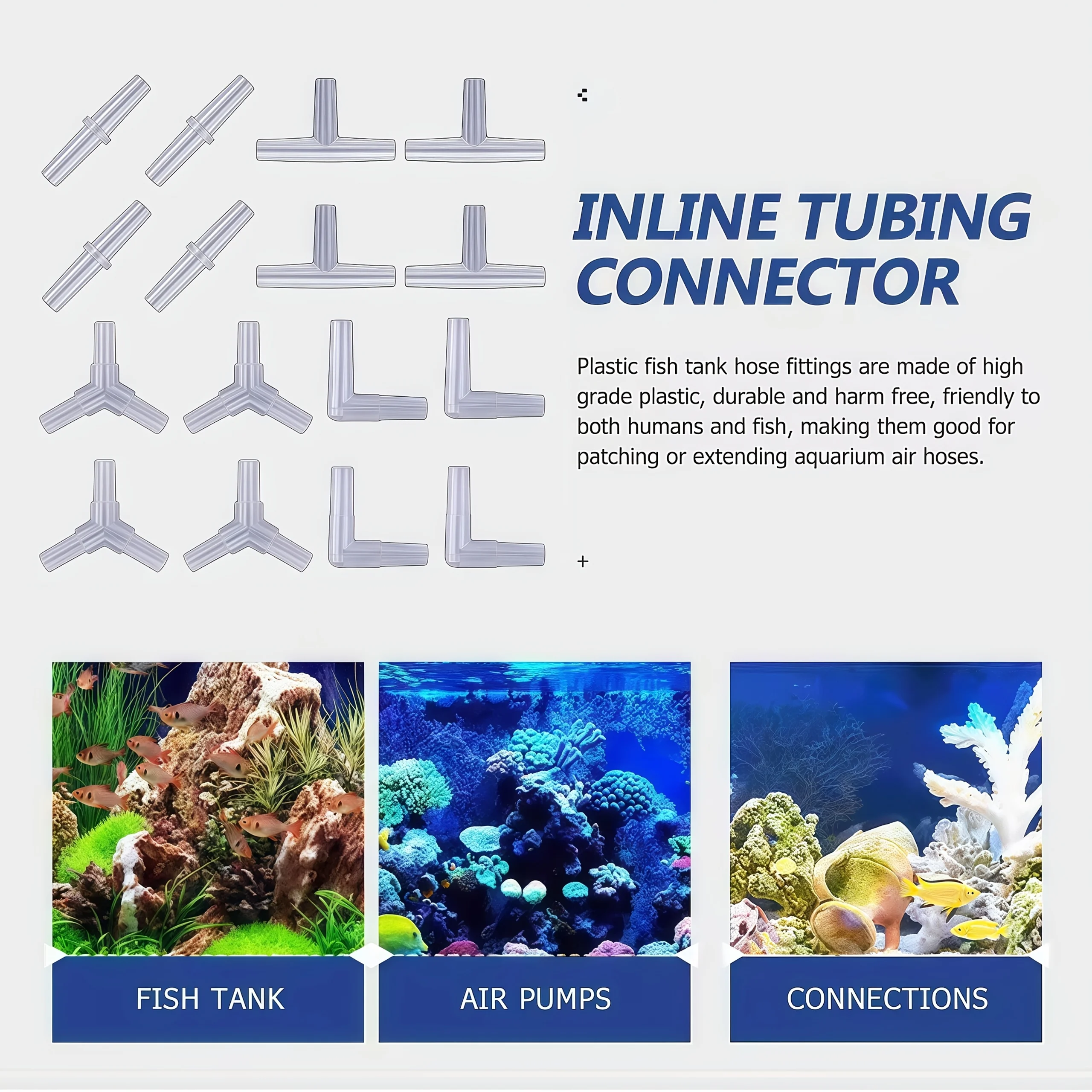 20/40Pcs Aquarium Air Pump Con - Aquaculture Aerator Pump 评论和价格