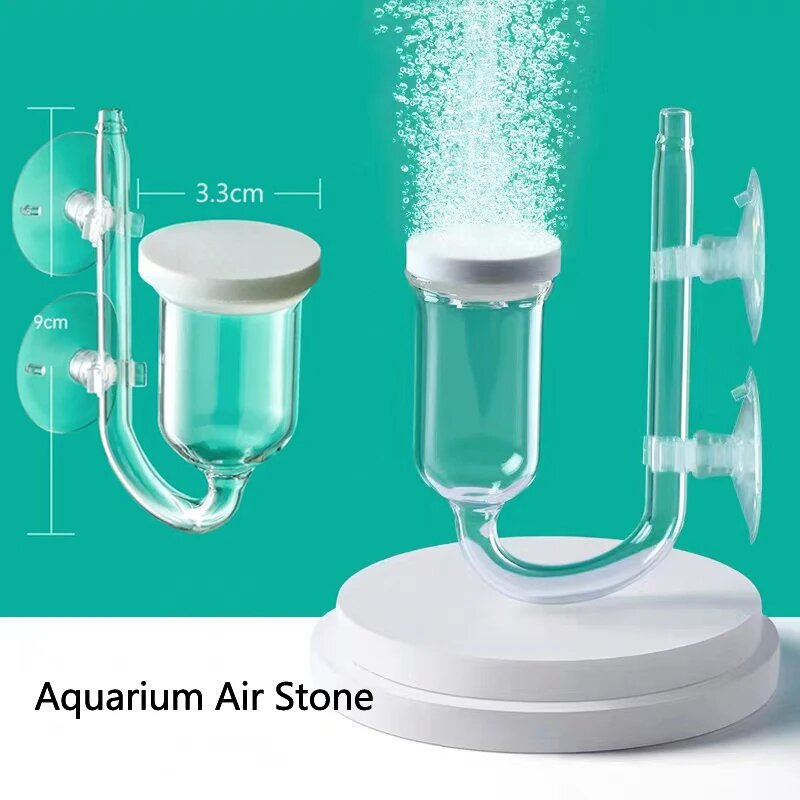 1Set Glass Air Pump Sand Stone - Aquaculture Aerator Pump 评论和价格