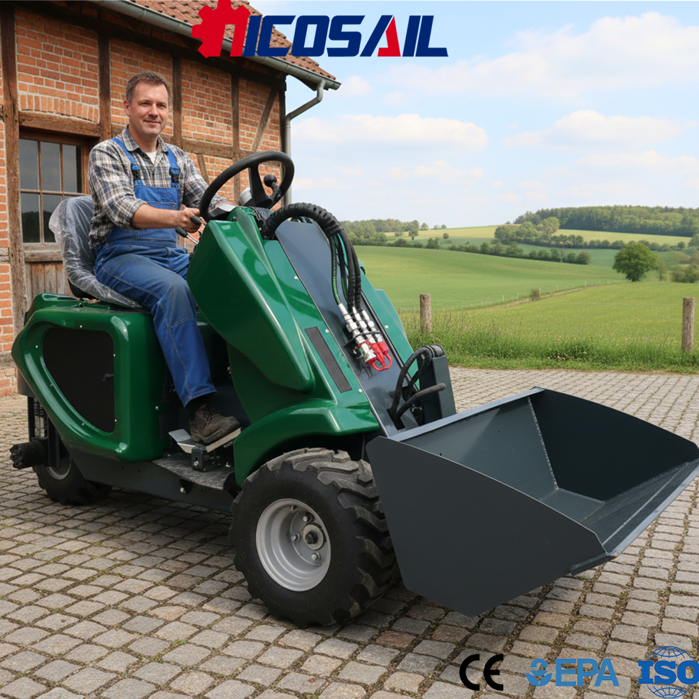 Mini 3-Wheel Skid Steer Loader - Farming Jobs 评论和价格