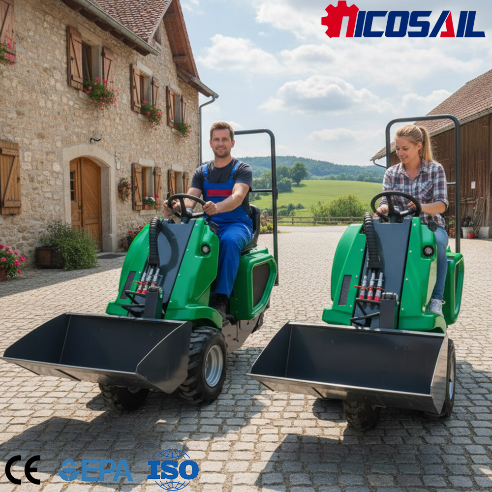 Mini 3-Wheel Skid Steer Loader - Farming Jobs 评论和价格