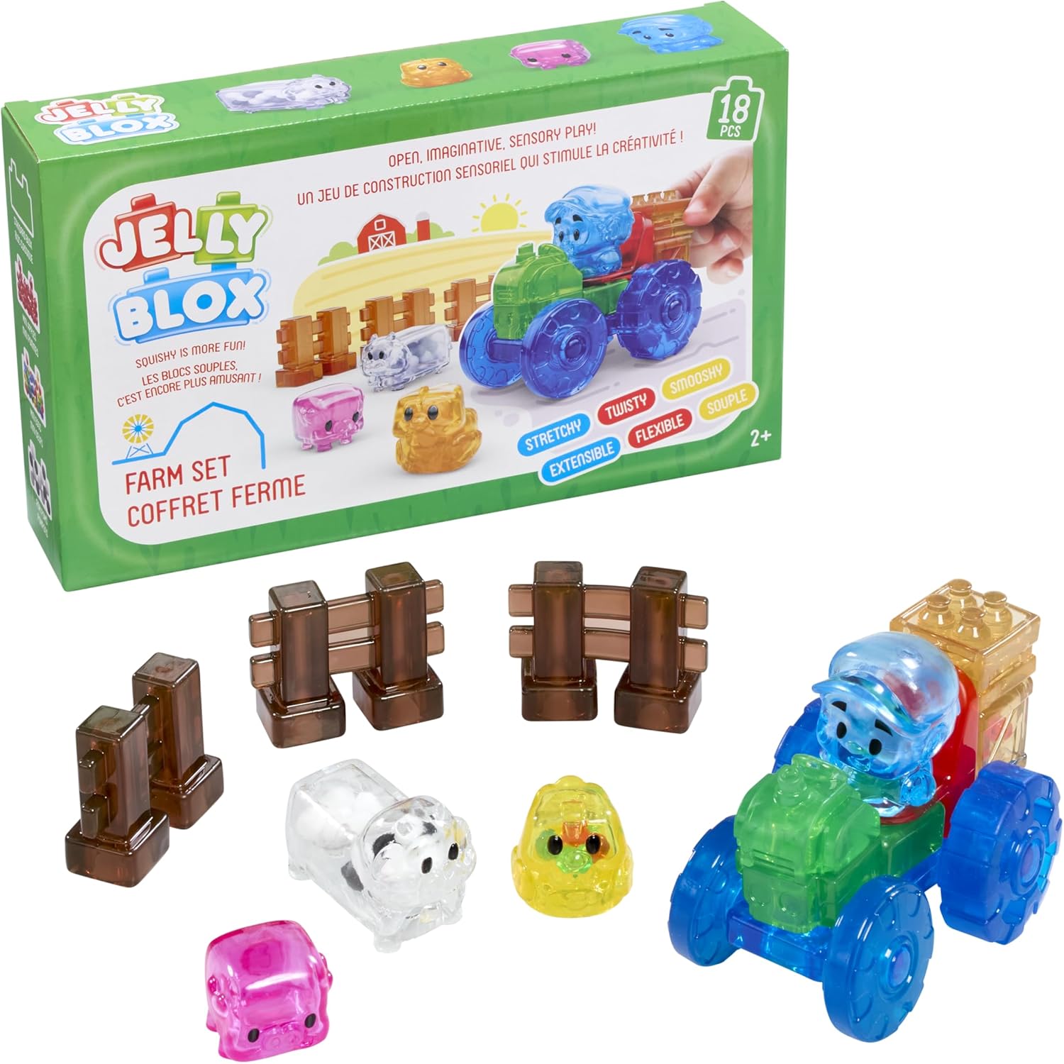 Jelly Blox Farm Set | 18-Piece - Farming A 评论和价格