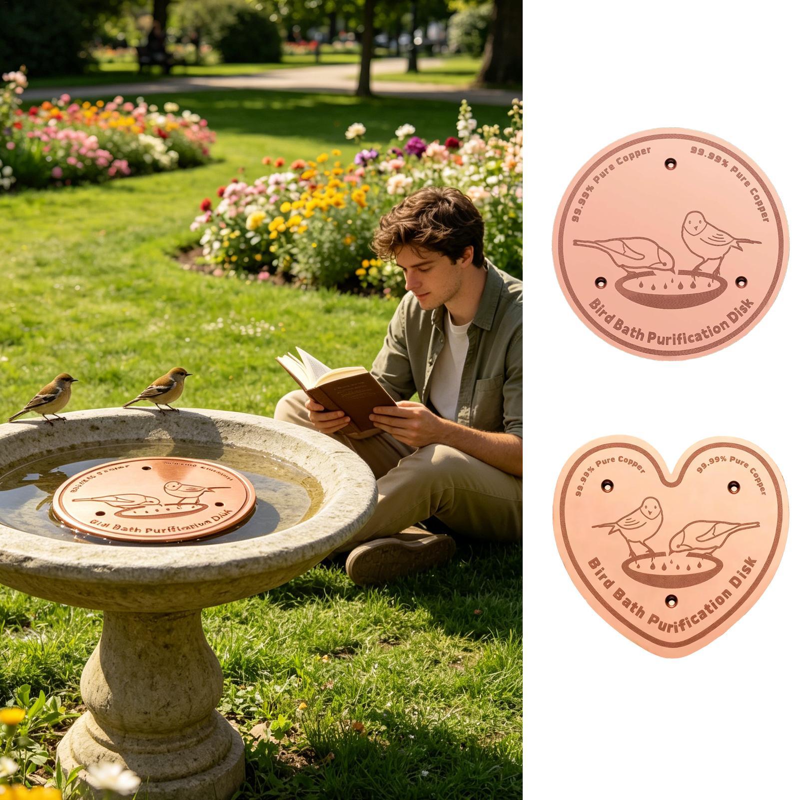 Bird Bath Copper Disc Water Cl - Farming A 评论和价格