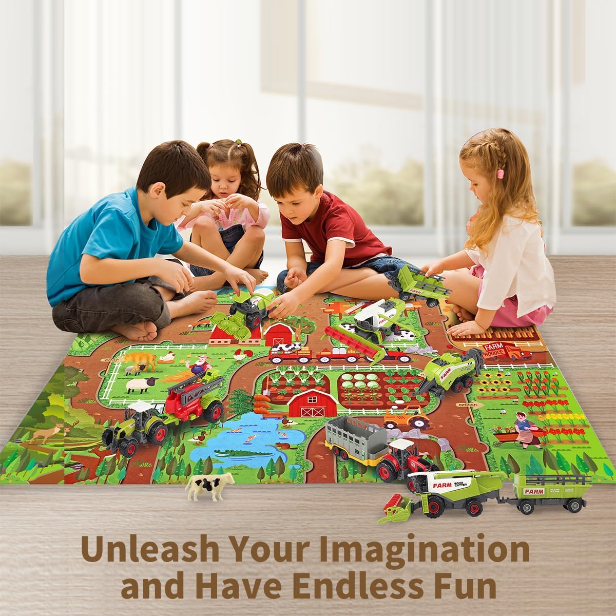 Kids Dream Mat Happy Farm Acti - Farming A 评论和价格
