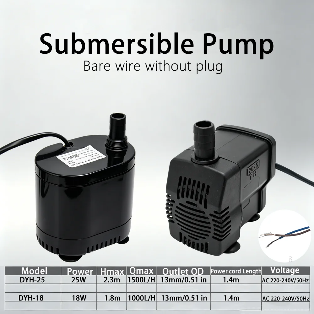 1PC Submersible Pump with Bare - Aquaculture Aerator Pump 评论和价格